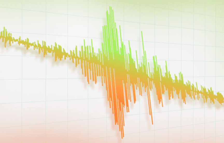 A vibration wave